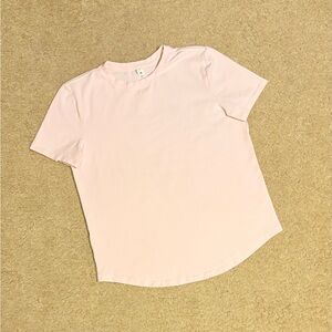 Lululemon Athletica Light Pink Short Sleeve Tee
